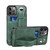 TPU + PU Leather Shockproof Protective Case with Card Slots and Hand Strap