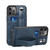 TPU + PU Leather Shockproof Protective Case with Card Slots and Hand Strap