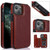 Double Buckle Shockproof PU Protective Case with Card Slots & Holder