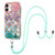 Electroplating Pattern IMD TPU Shockproof Case with Neck Lanyard