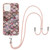 Electroplating Pattern IMD TPU Shockproof Case with Neck Lanyard