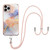 Electroplating Pattern IMD TPU Shockproof Case with Neck Lanyard