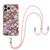 Electroplating Pattern IMD TPU Shockproof Case with Neck Lanyard