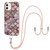 Electroplating Pattern IMD TPU Shockproof Case with Neck Lanyard