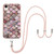 Electroplating Pattern IMD TPU Shockproof Case with Neck Lanyard