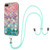Electroplating Pattern IMD TPU Shockproof Case with Neck Lanyard