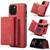 DG.MING M1 Series 3-Fold Multi Card Wallet + Magnetic Shockproof Case with Holder Function