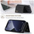 DG.MING M1 Series 3-Fold Multi Card Wallet + Magnetic Shockproof Case with Holder Function