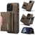 DG.MING M2 Series 3-Fold Card Bag + Magnetic Shockproof Case with Wallet & Holder Function