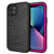 Wave Pattern 3 in 1 Silicone + PC Shockproof Protective Case