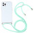 Four-corner Shockproof Transparent TPU Protective Case with Lanyard