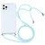 Four-corner Shockproof Transparent TPU Protective Case with Lanyard