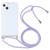 Four-corner Shockproof Transparent TPU Protective Case with Lanyard