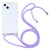Four-corner Shockproof Transparent TPU Protective Case with Lanyard