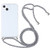 Four-corner Shockproof Transparent TPU Protective Case with Lanyard