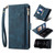 Retro Frosted Horizontal Flip Leather Case with Holder & Card Slot & Wallet & Zipper Pocket & Lanyard