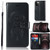 Wind Chime Owl Embossing Pattern Horizontal Flip Leather Case with Holder & Card Slots & Wallet