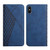 Diamond Pattern Splicing Skin Feel Magnetic Horizontal Flip Leather Case with Card Slots & Holder & Wallet