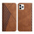 Diamond Pattern Splicing Skin Feel Magnetic Horizontal Flip Leather Case with Card Slots & Holder & Wallet