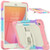 Shockproof Colorful Silica Gel + PC Protective Case with Holder & Shoulder Strap