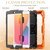 Shockproof Colorful Silica Gel + PC Protective Case with Holder & Shoulder Strap