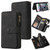 Skin Feel PU + TPU Horizontal Flip Leather Case with Holder & 15 Cards Slot & Wallet & Zipper Pocket & Lanyard