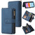 Skin Feel PU + TPU Horizontal Flip Leather Case with Holder & 15 Cards Slot & Wallet & Zipper Pocket & Lanyard