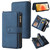 Skin Feel PU + TPU Horizontal Flip Leather Case with Holder & 15 Cards Slot & Wallet & Zipper Pocket & Lanyard