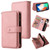 Skin Feel PU + TPU Horizontal Flip Leather Case with Holder & 15 Cards Slot & Wallet & Zipper Pocket & Lanyard