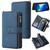 Skin Feel PU + TPU Horizontal Flip Leather Case with Holder & 15 Cards Slot & Wallet & Zipper Pocket & Lanyard