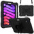 Pure Color PC + Silicone Anti-drop Protective Case with Butterfly Shape Holder & Pen Slot