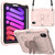 Pure Color PC + Silicone Anti-drop Protective Case with Butterfly Shape Holder & Pen Slot