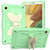 Beige PC + Silicone Anti-drop Protective Case with Butterfly Shape Holder & Pen Slot