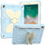 Beige PC + Silicone Anti-drop Protective Case with Butterfly Shape Holder & Pen Slot