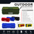 NewRixing NR-5015 Outdoor Portable Bluetooth Speakerr with Hook, Support Hands-free Call / TF Card / FM / U Disk