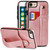 Crazy Horse Texture Shockproof TPU + PU Leather Case with Card Slot & Wrist Strap Holder