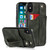 Crazy Horse Texture Shockproof TPU + PU Leather Case with Card Slot & Wrist Strap Holder