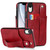 Crazy Horse Texture Shockproof TPU + PU Leather Case with Card Slot & Wrist Strap Holder