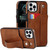 Crazy Horse Texture Shockproof TPU + PU Leather Case with Card Slot & Wrist Strap Holder