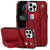 Crazy Horse Texture Shockproof TPU + PU Leather Case with Card Slot & Wrist Strap Holder