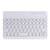 HY006D Round Keys Detachable Bluetooth Keyboard Leather Case with Colorful Backlight & Holder for iPad mini 6