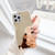 TPU + Acrylic Four Drop Luxury Plating Mirror Phone Case Cover