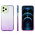 Candy Gradient Flat Surface TPU + PC Shockproof Case