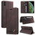 Skin Feel Anti-theft Brush Horizontal Flip Leather Case with Holder & Card Slots & Wallet