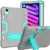 Contrast Color Robot Shockproof Silicone + PC Protective Case with Holder & Pen Slot