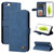Skin Feel Life Tree Metal Button Horizontal Flip Leather Case with Holder & Card Slot & Wallet & Photo Frame & Strap