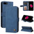 Skin Feel Life Tree Metal Button Horizontal Flip Leather Case with Holder & Card Slot & Wallet & Photo Frame & Strap