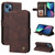 Skin Feel Life Tree Metal Button Horizontal Flip Leather Case with Holder & Card Slot & Wallet & Photo Frame & Strap