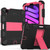 Two-Color Robot Shockproof Silicone + PC Protective Case with Holder & Pen Slot