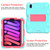 Two-Color Robot Shockproof Silicone + PC Protective Case with Holder & Pen Slot